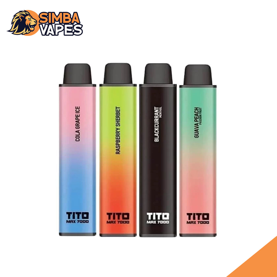 Tito Max 7000 Disposable Vape Pod Device Pack of 10