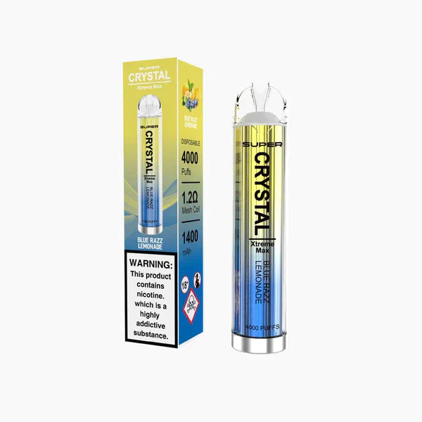 Super Crystal Xtreme Max 4000 Disposable Vape Pod