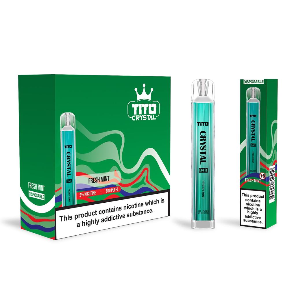 Tito Crystal Bar 600 Puffs Disposable Vape