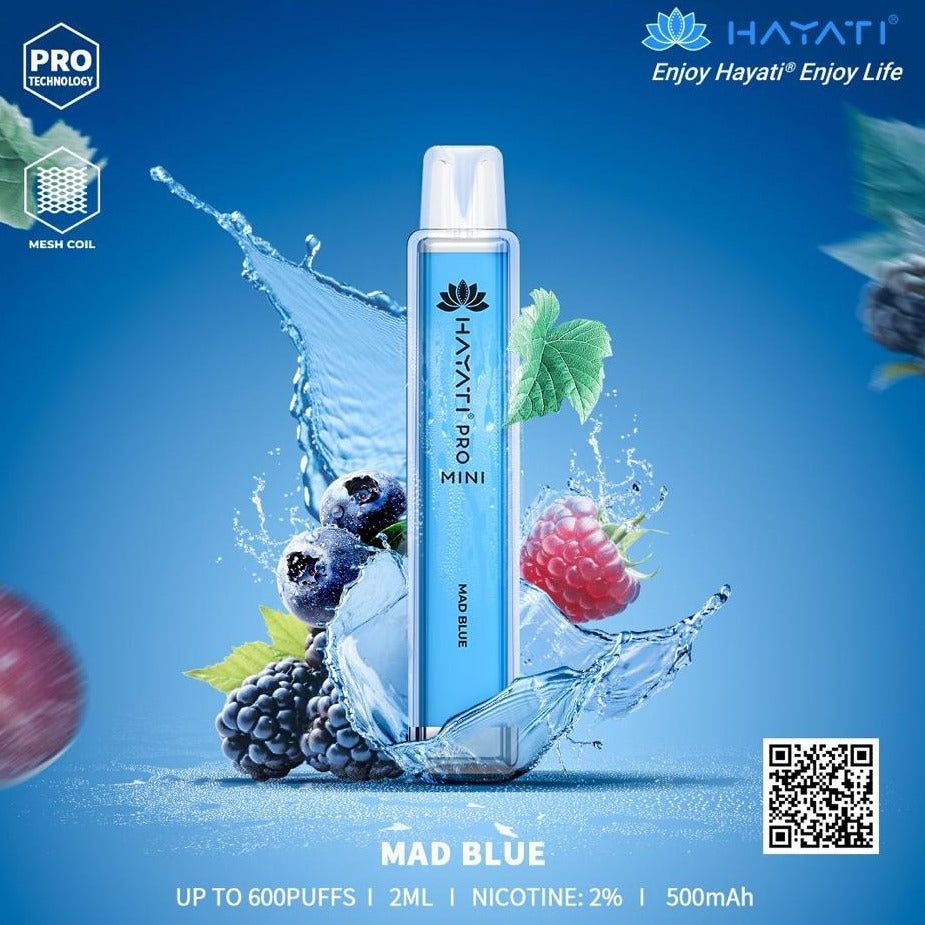 Hayati Pro Mini 600 Puffs Pack of 10