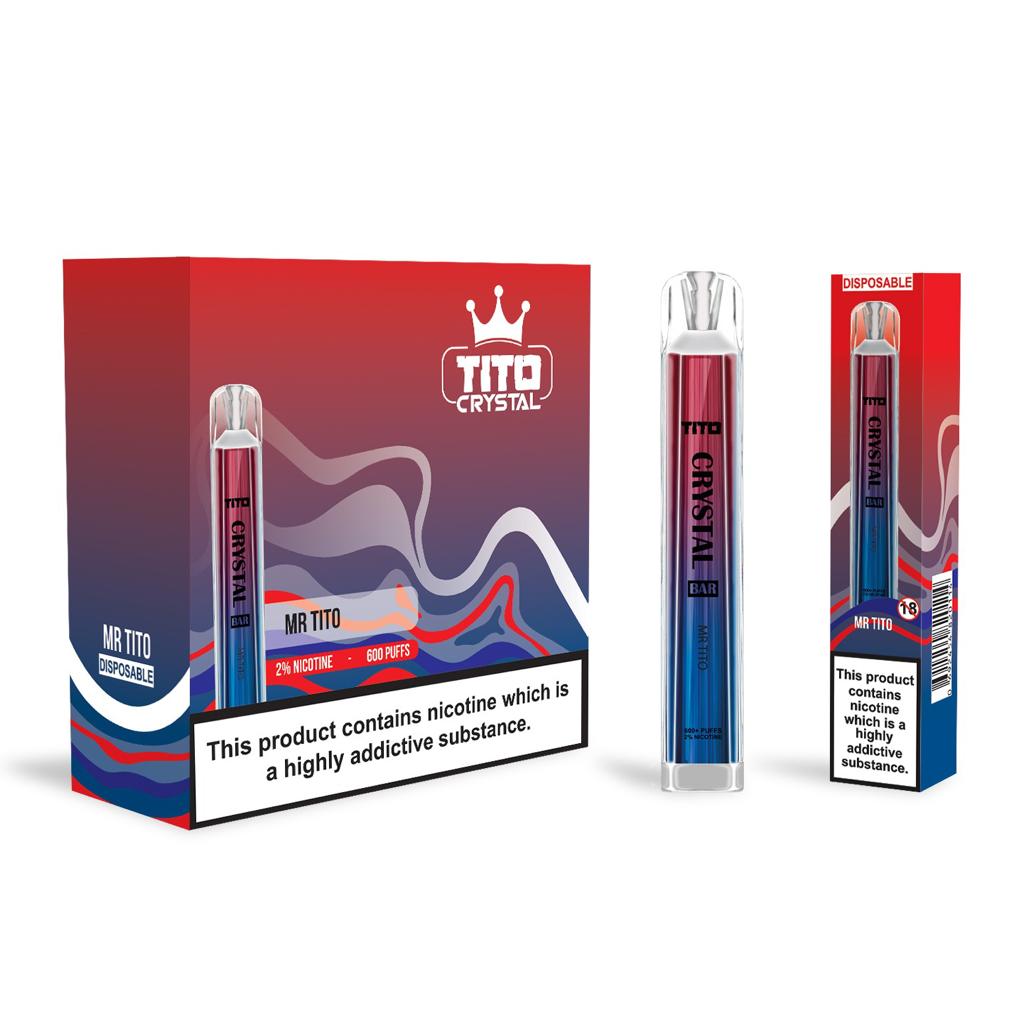 Tito Crystal Bar 600 Puffs Disposable Vape