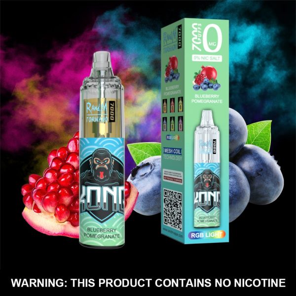 RAndM Tornado 7000 Puffs Disposable Vape - 0% Nicotine