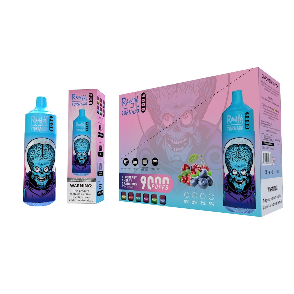 RAndM Tornado 9000 Puffs Disposable Vape