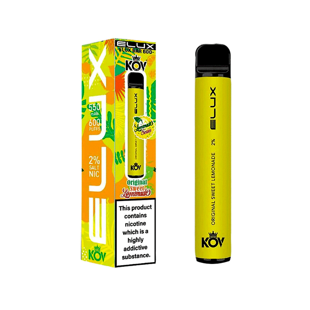 ELUX KOV Lemonade Series 600 Disposable Vape Pod - simbavapes