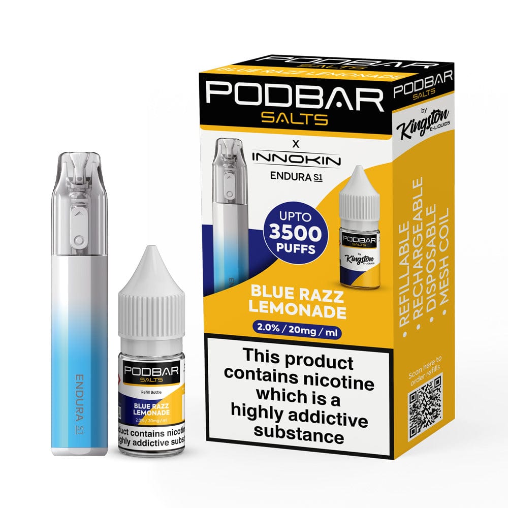 Podbar Salts + Innokin Endura S1 Pod Kit - Box of 5 - #Simbavapes#