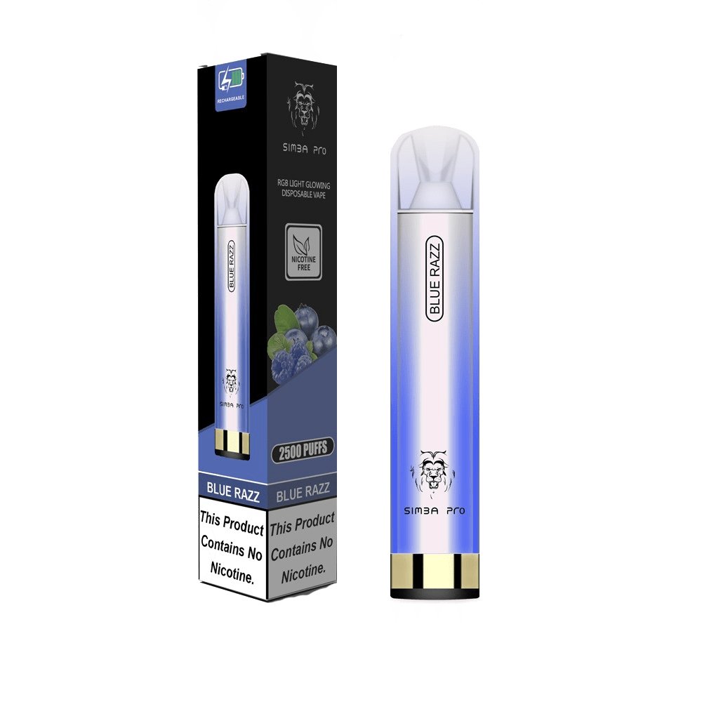 Simba Pro Vape 2500 Puffs Disposables Vapes With No Nicotine - #Simbavapes#