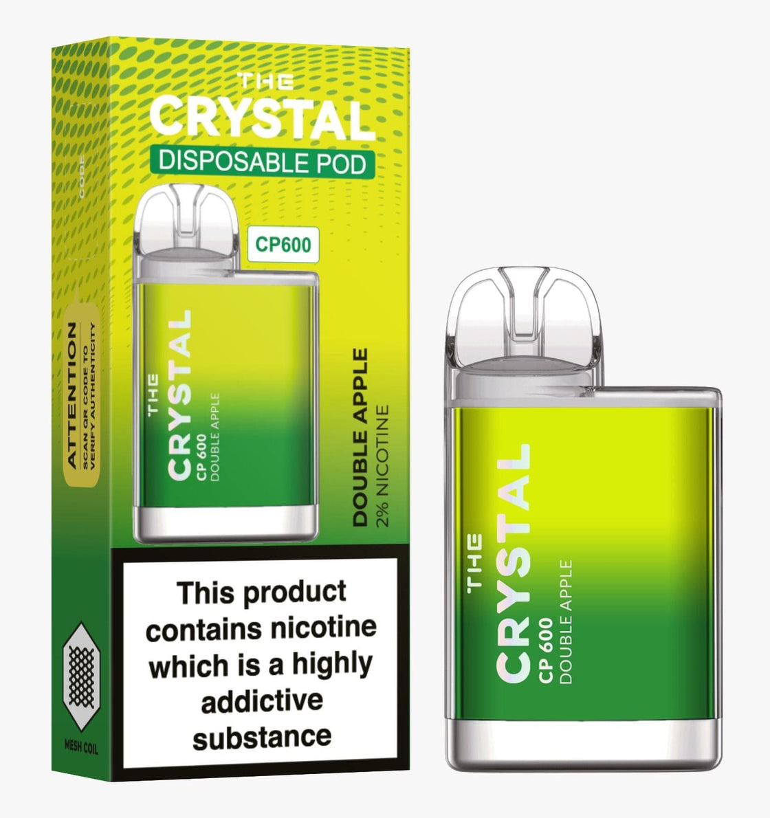 The Crystal CP600 Disposable Vape Puff Bar Box of 10 - #Simbavapes#