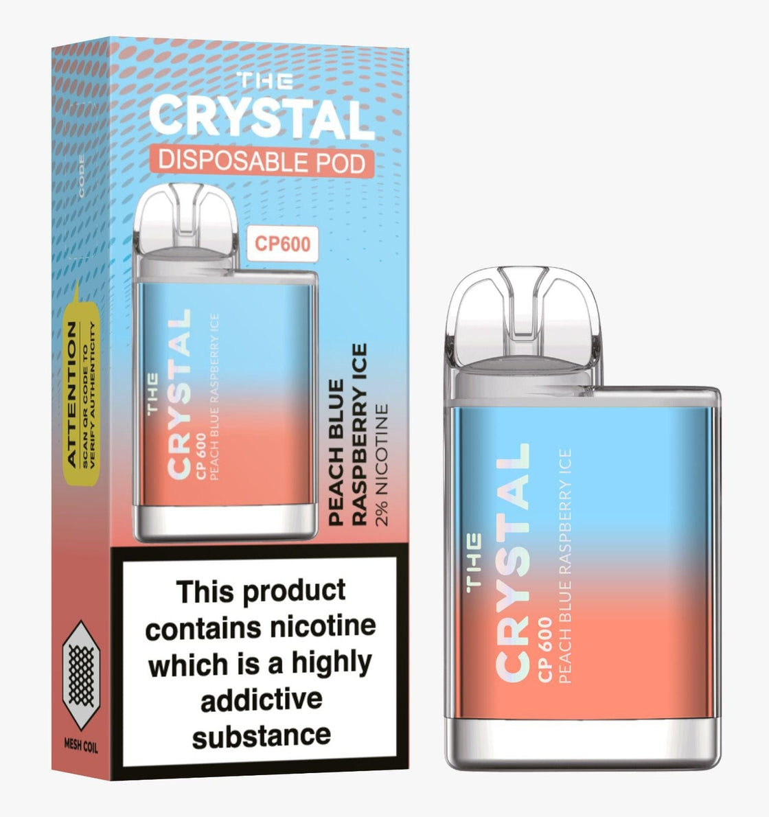 The Crystal CP600 Disposable Vape Puff Bar Mini Pod - #Simbavapes#